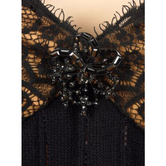 ST. JOHN Rib Knit Mini Dress - Picture 3 of 6